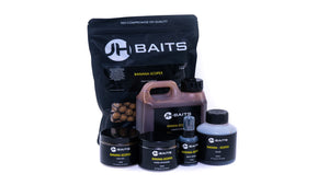 JH Baits Banana scopex boilies for carp fishing