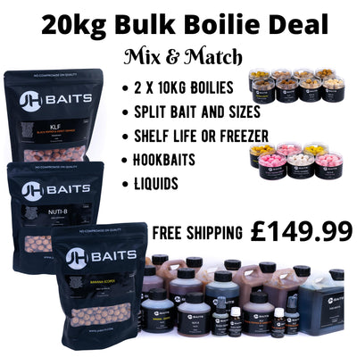 JH Baits 20kg Boilie bulk deal
