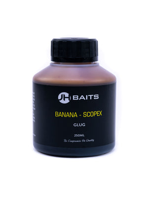 JH Baits Banana scopex boilie glug, Carp fishing bait