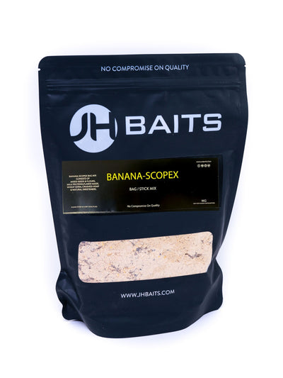 JH Baits Banana scopex PVA stick mix for carp fishing